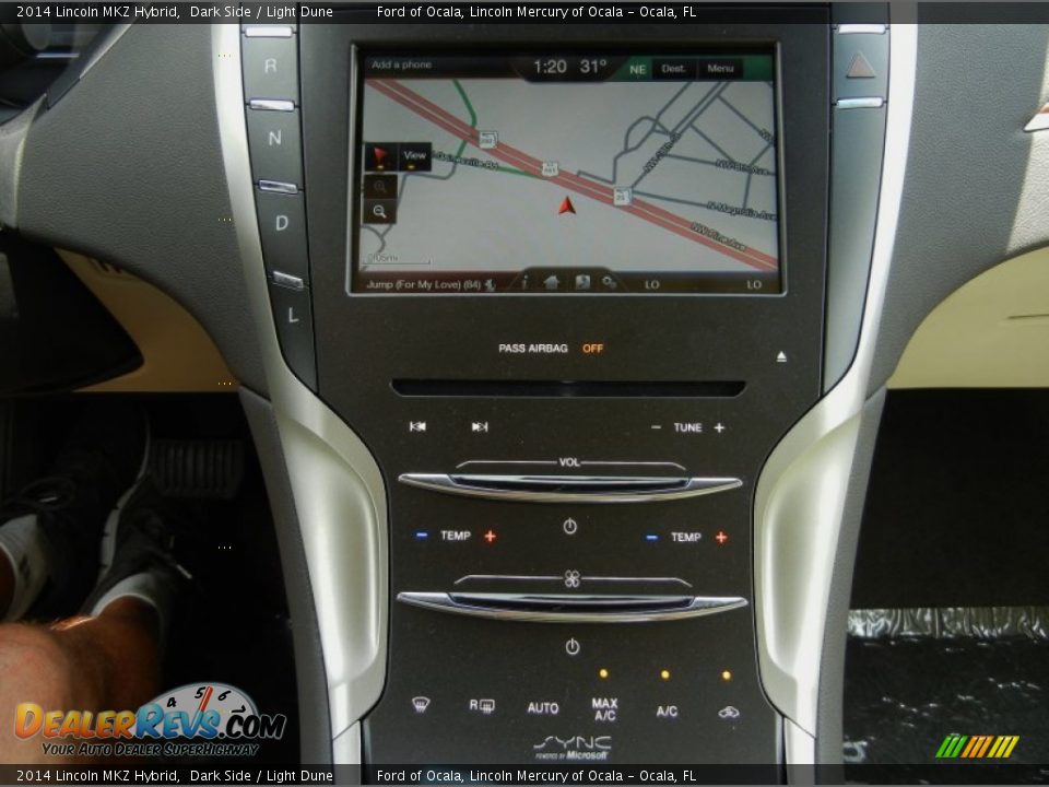 2014 Lincoln MKZ Hybrid Dark Side / Light Dune Photo #12