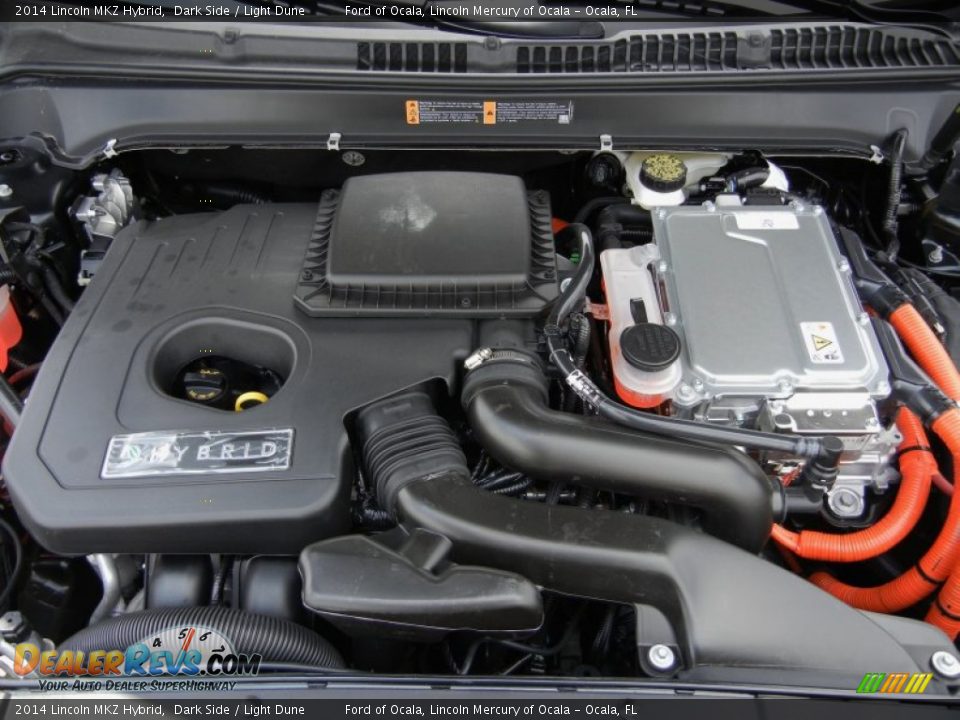 2014 Lincoln MKZ Hybrid Dark Side / Light Dune Photo #13