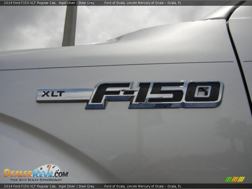 2014 Ford F150 XLT Regular Cab Ingot Silver / Steel Grey Photo #5