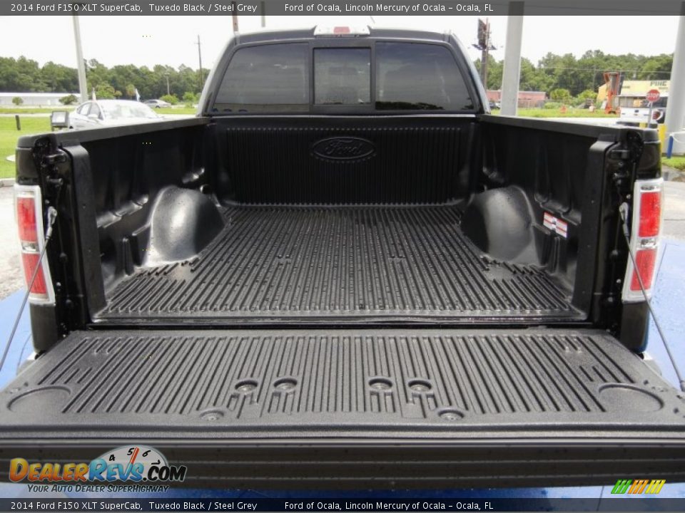 2014 Ford F150 XLT SuperCab Tuxedo Black / Steel Grey Photo #4