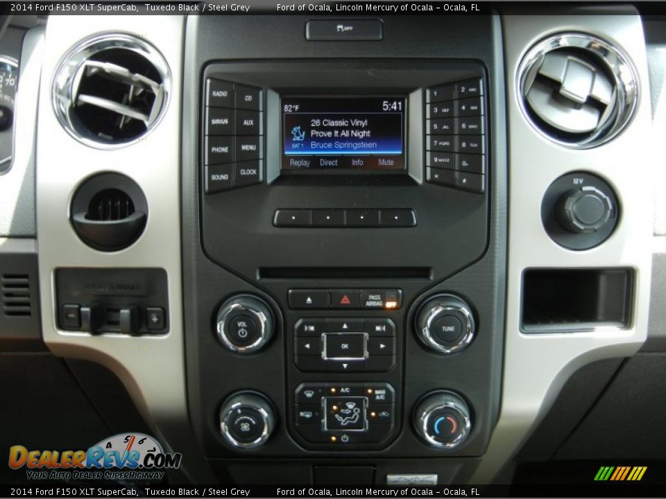 2014 Ford F150 XLT SuperCab Tuxedo Black / Steel Grey Photo #10