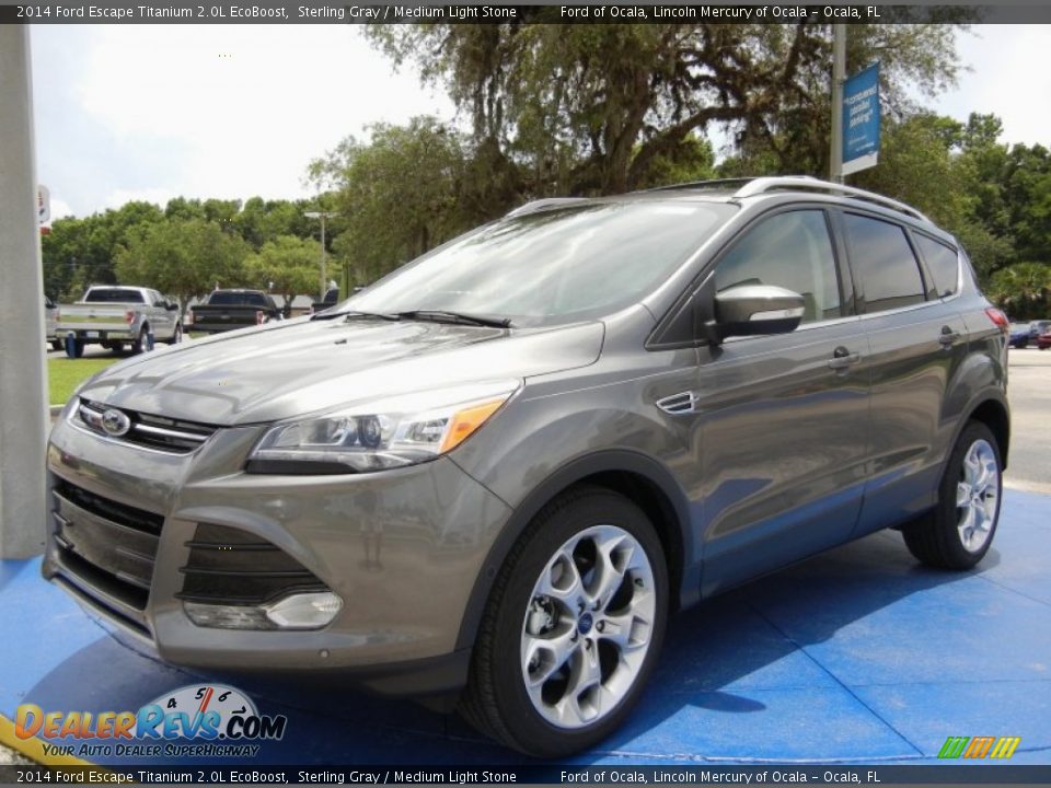 2014 Ford Escape Titanium 2.0L EcoBoost Sterling Gray / Medium Light Stone Photo #1