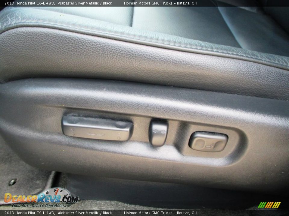 2013 Honda Pilot EX-L 4WD Alabaster Silver Metallic / Black Photo #6