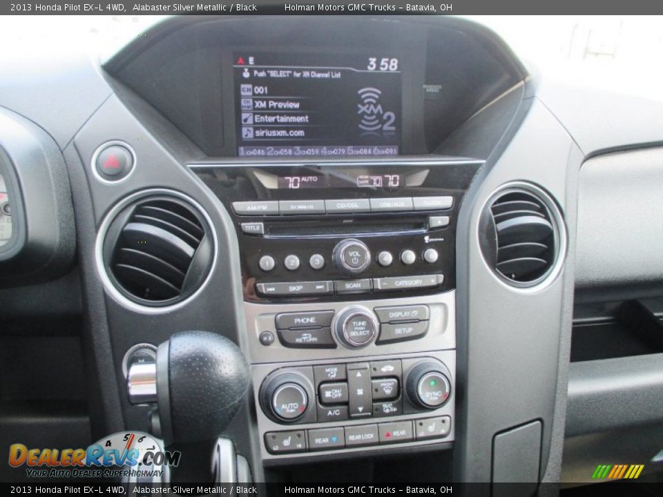 2013 Honda Pilot EX-L 4WD Alabaster Silver Metallic / Black Photo #7