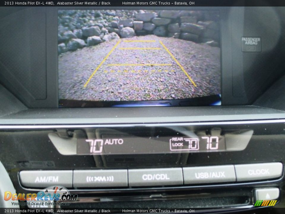 2013 Honda Pilot EX-L 4WD Alabaster Silver Metallic / Black Photo #9