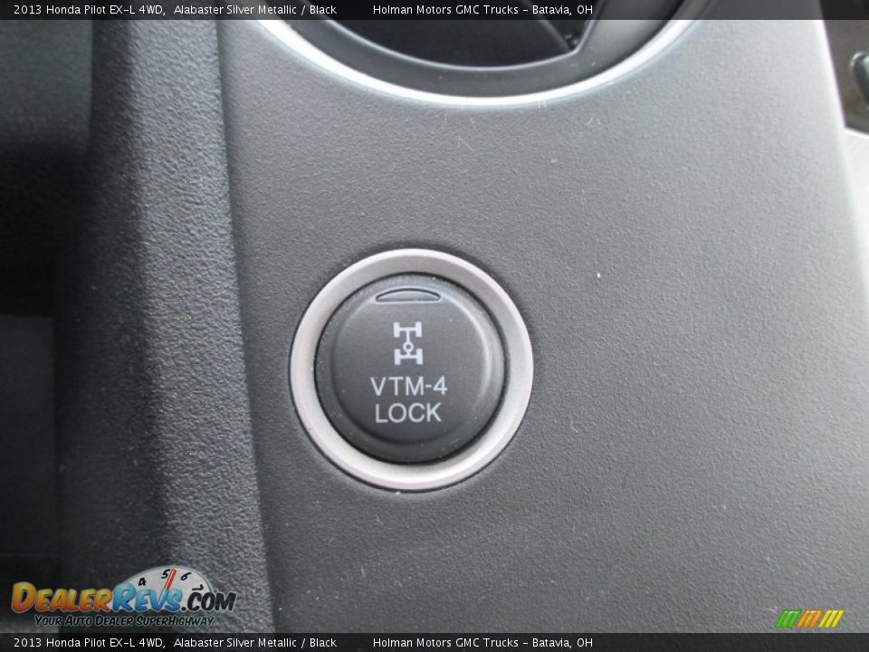 2013 Honda Pilot EX-L 4WD Alabaster Silver Metallic / Black Photo #11