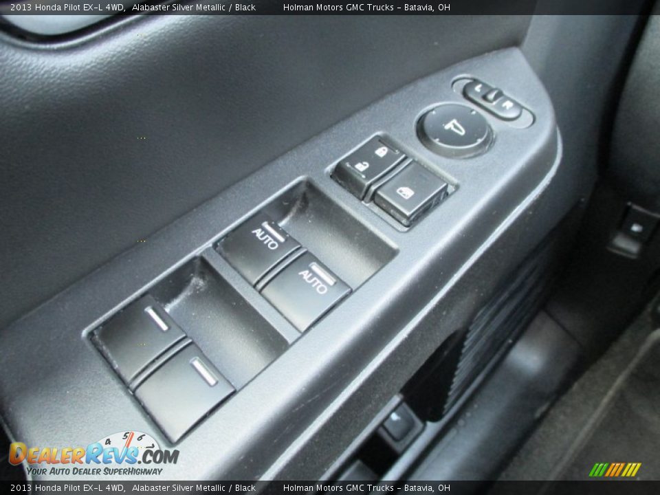 2013 Honda Pilot EX-L 4WD Alabaster Silver Metallic / Black Photo #17