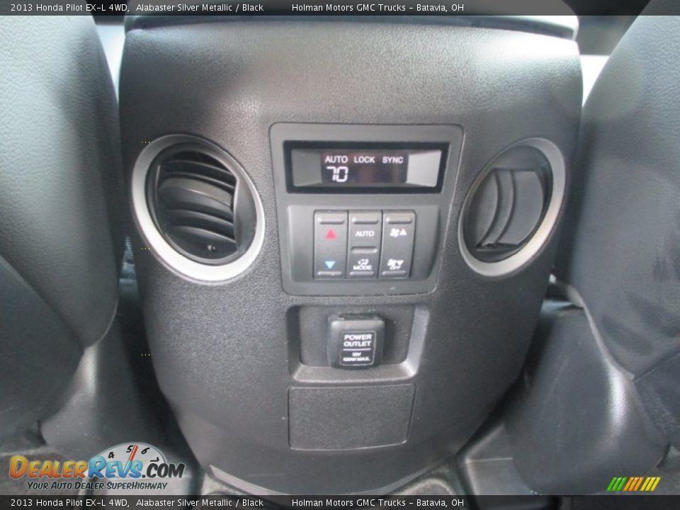 2013 Honda Pilot EX-L 4WD Alabaster Silver Metallic / Black Photo #21