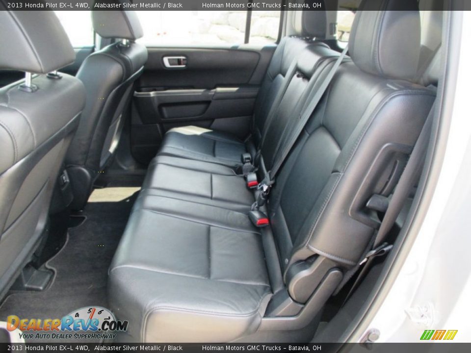 2013 Honda Pilot EX-L 4WD Alabaster Silver Metallic / Black Photo #22