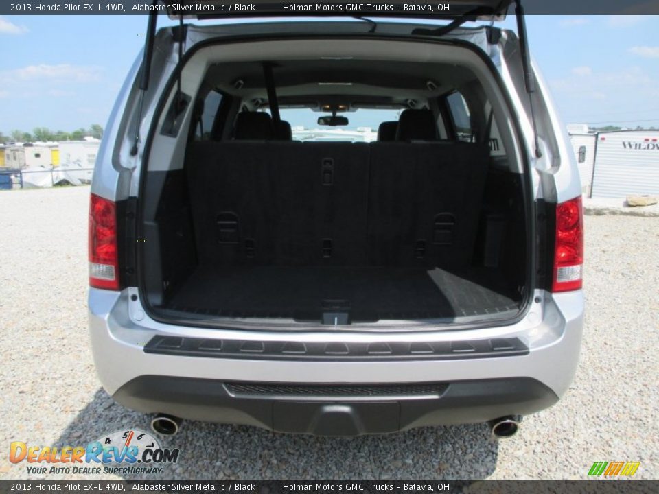 2013 Honda Pilot EX-L 4WD Alabaster Silver Metallic / Black Photo #25