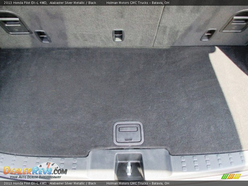 2013 Honda Pilot EX-L 4WD Alabaster Silver Metallic / Black Photo #28