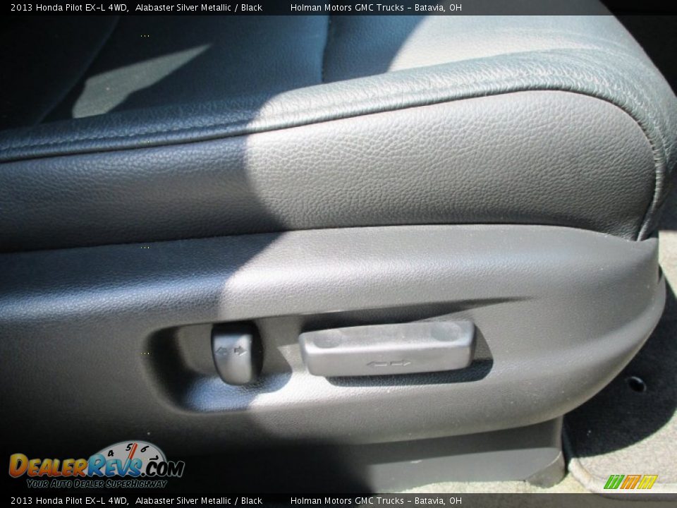2013 Honda Pilot EX-L 4WD Alabaster Silver Metallic / Black Photo #34