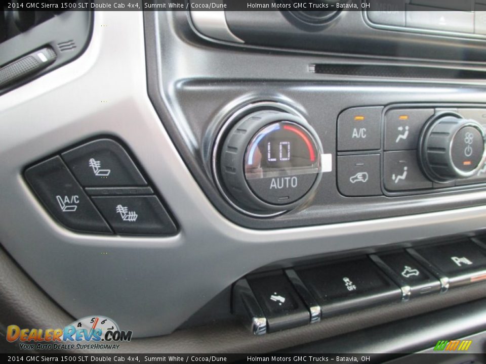 Controls of 2014 GMC Sierra 1500 SLT Double Cab 4x4 Photo #15