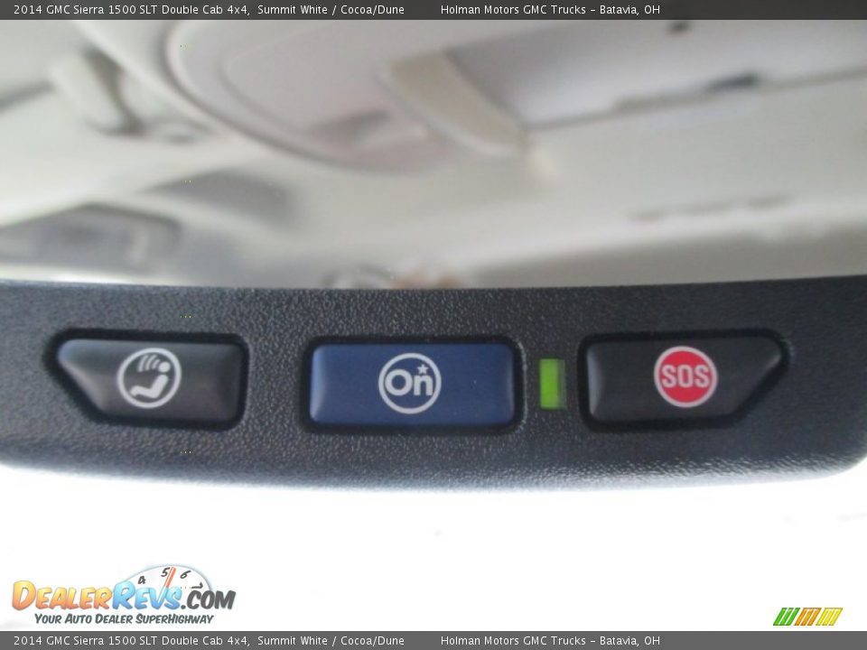 2014 GMC Sierra 1500 SLT Double Cab 4x4 Summit White / Cocoa/Dune Photo #27