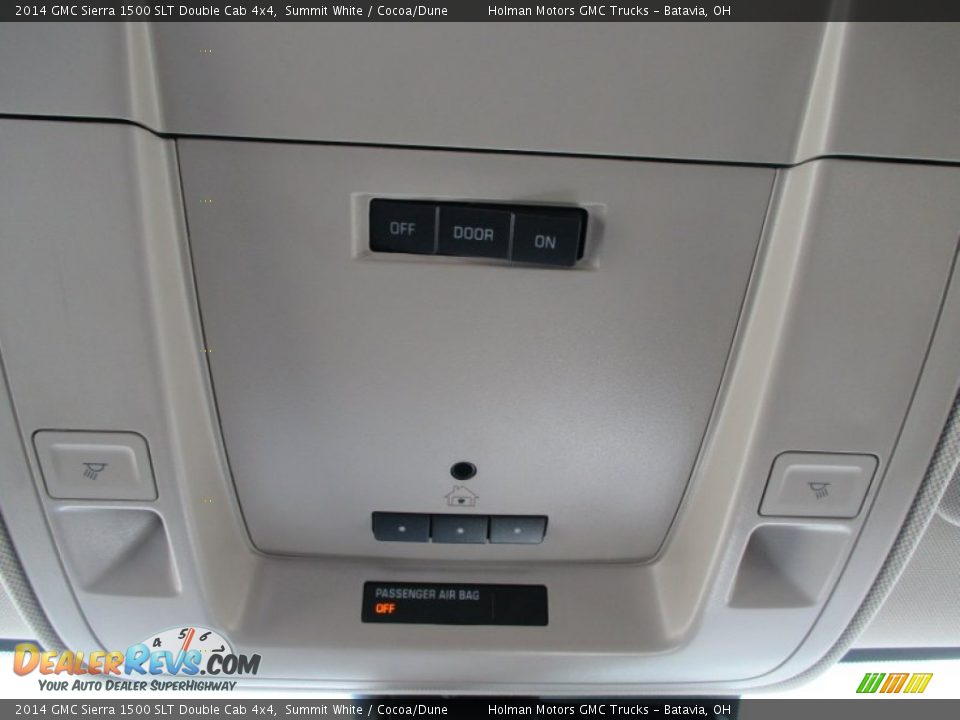 2014 GMC Sierra 1500 SLT Double Cab 4x4 Summit White / Cocoa/Dune Photo #28