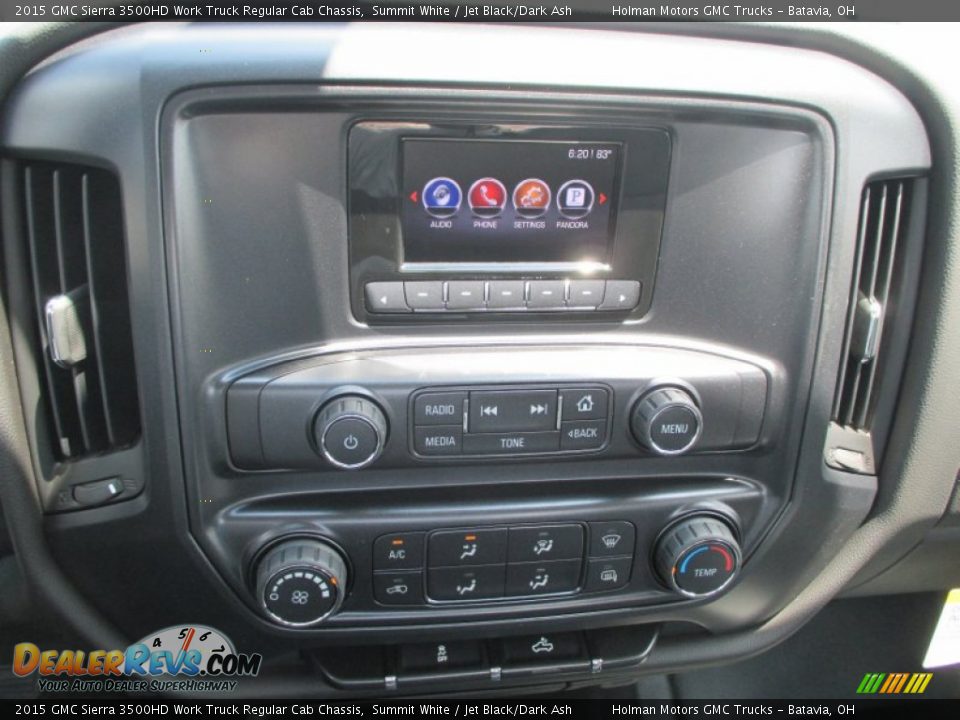 Controls of 2015 GMC Sierra 3500HD Work Truck Regular Cab Chassis Photo #6