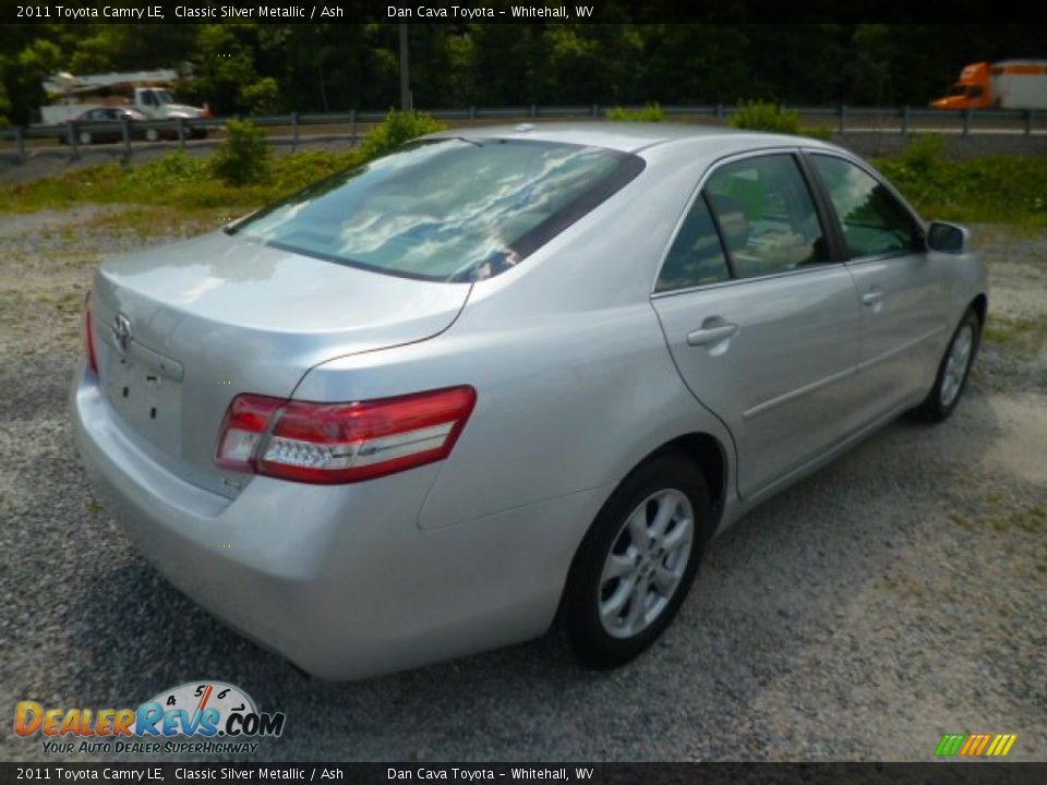 2011 Toyota Camry LE Classic Silver Metallic / Ash Photo #5
