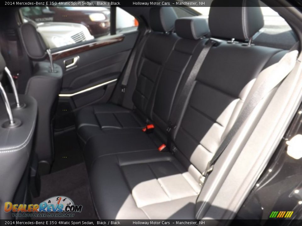 2014 Mercedes-Benz E 350 4Matic Sport Sedan Black / Black Photo #6