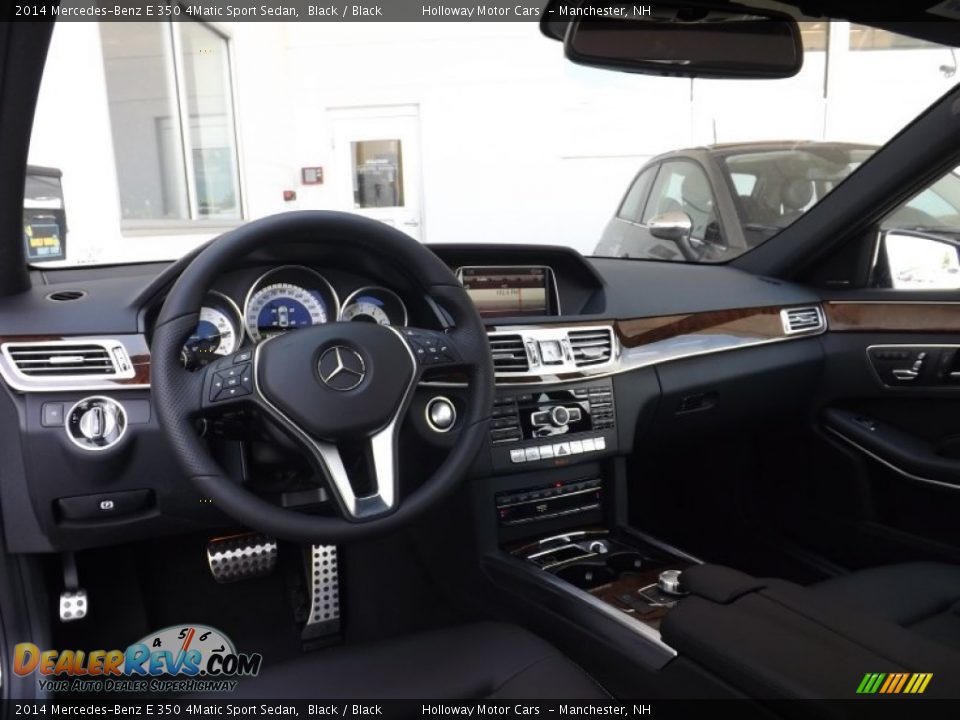 2014 Mercedes-Benz E 350 4Matic Sport Sedan Black / Black Photo #7