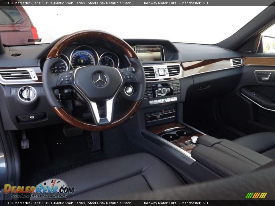 2014 Mercedes-Benz E 350 4Matic Sport Sedan Steel Gray Metallic / Black Photo #9