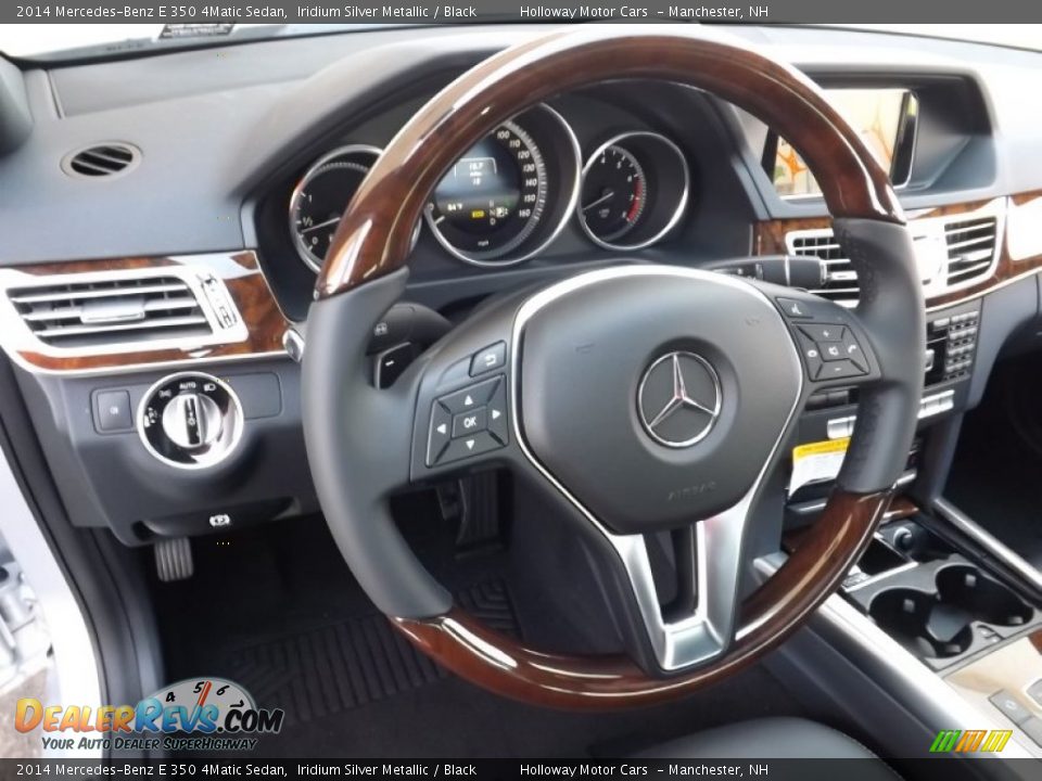 2014 Mercedes-Benz E 350 4Matic Sedan Iridium Silver Metallic / Black Photo #15