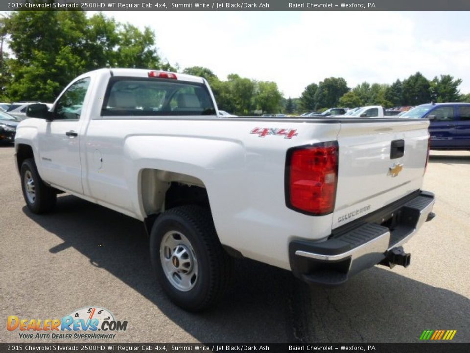 2015 Chevrolet Silverado 2500HD WT Regular Cab 4x4 Summit White / Jet Black/Dark Ash Photo #8