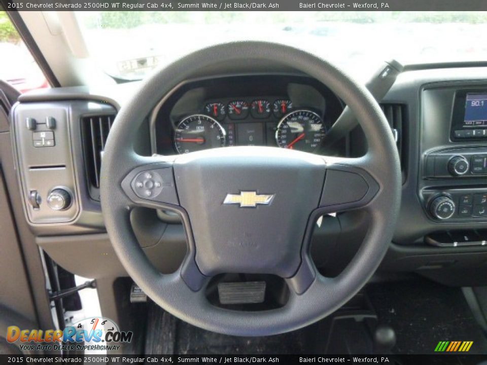 2015 Chevrolet Silverado 2500HD WT Regular Cab 4x4 Steering Wheel Photo #18