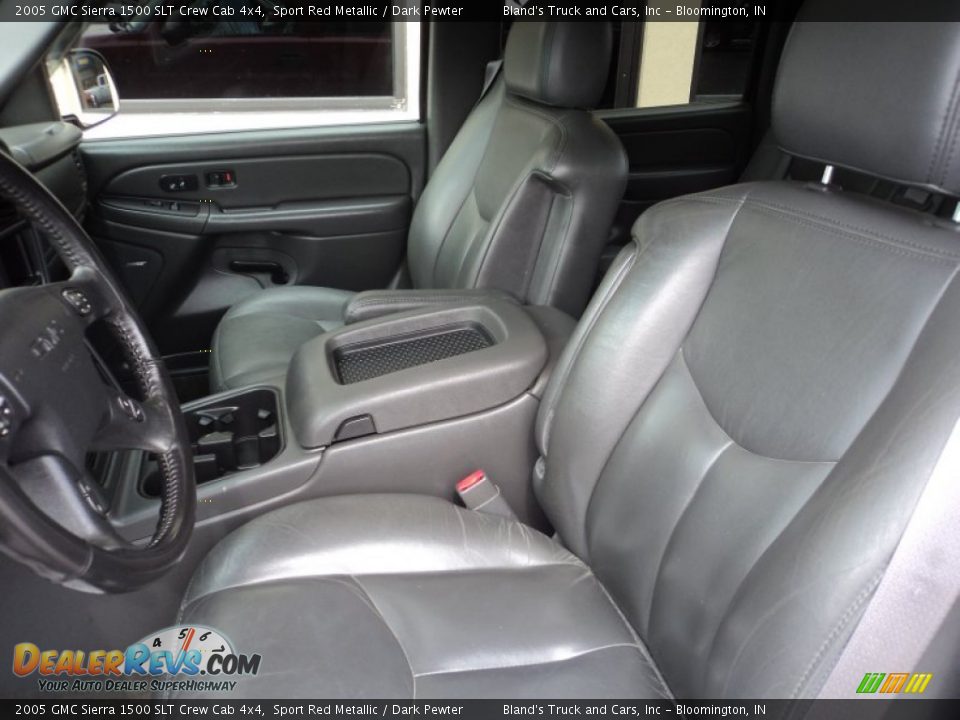 Dark Pewter Interior - 2005 GMC Sierra 1500 SLT Crew Cab 4x4 Photo #5