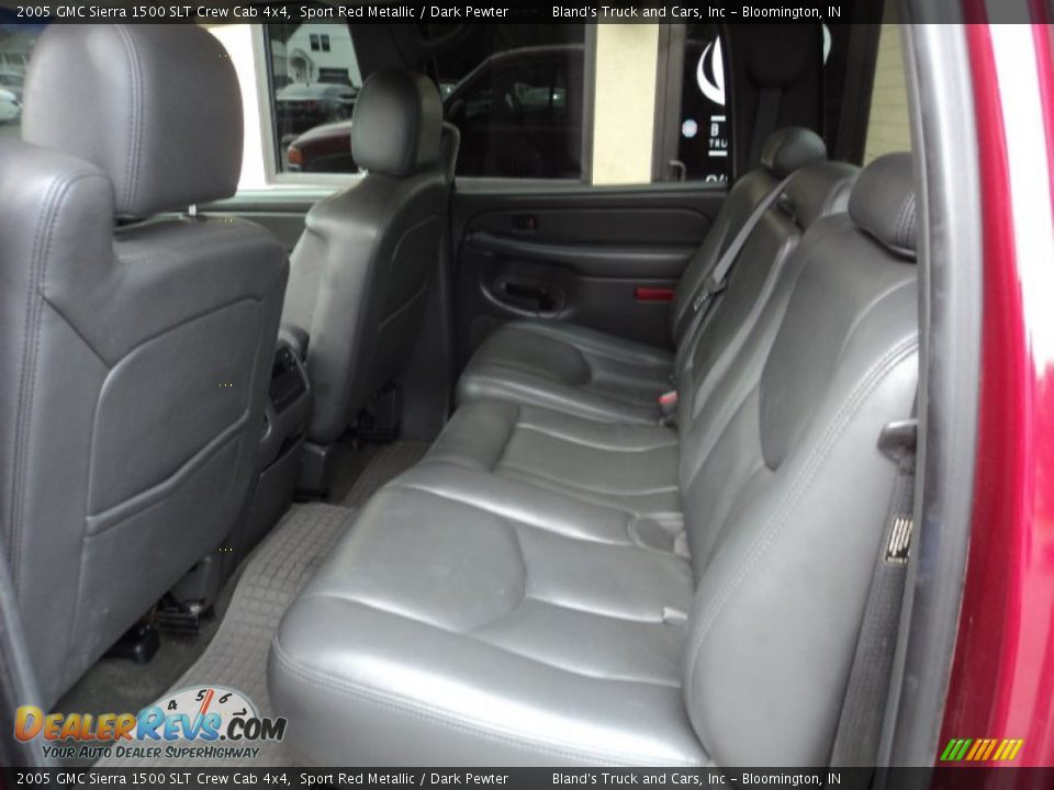 2005 GMC Sierra 1500 SLT Crew Cab 4x4 Sport Red Metallic / Dark Pewter Photo #6