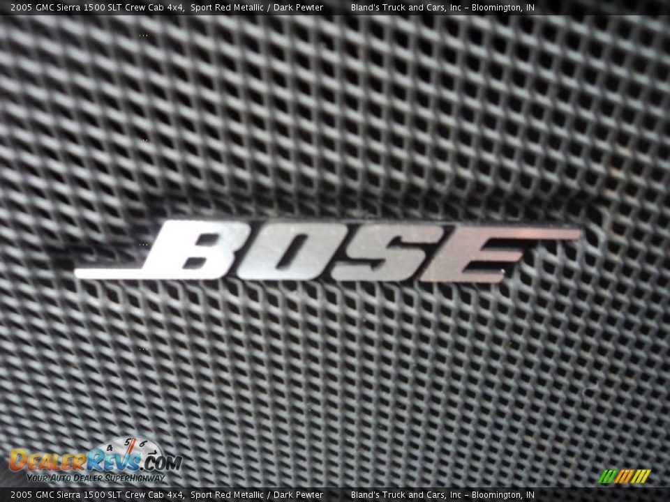 2005 GMC Sierra 1500 SLT Crew Cab 4x4 Sport Red Metallic / Dark Pewter Photo #10