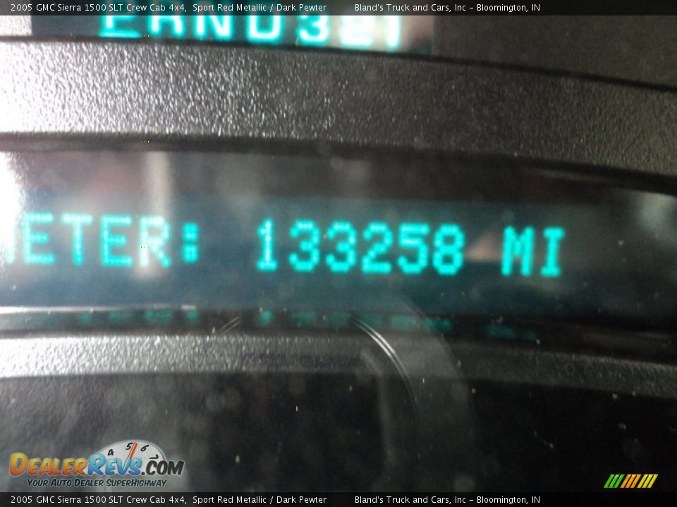 2005 GMC Sierra 1500 SLT Crew Cab 4x4 Sport Red Metallic / Dark Pewter Photo #14