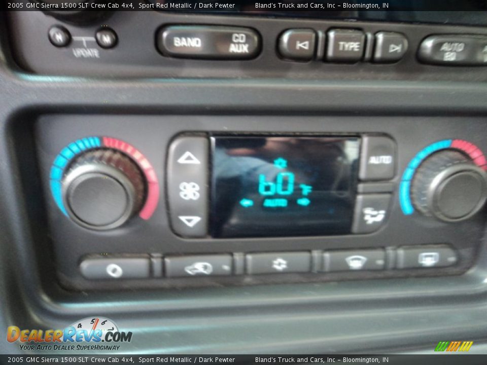 2005 GMC Sierra 1500 SLT Crew Cab 4x4 Sport Red Metallic / Dark Pewter Photo #22
