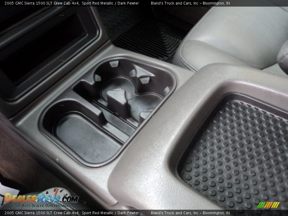 2005 GMC Sierra 1500 SLT Crew Cab 4x4 Sport Red Metallic / Dark Pewter Photo #23