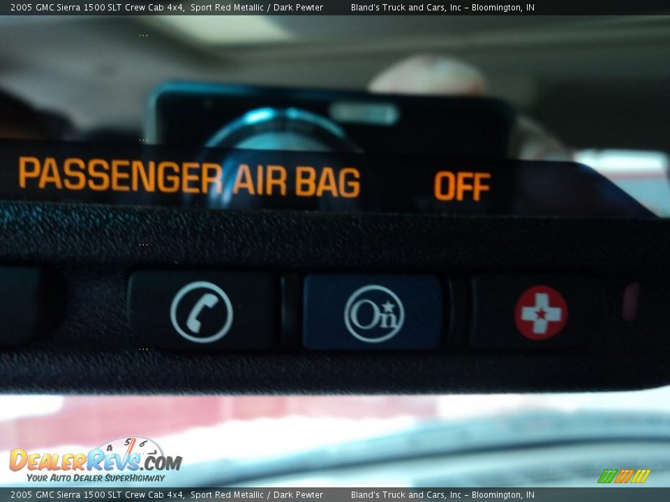 2005 GMC Sierra 1500 SLT Crew Cab 4x4 Sport Red Metallic / Dark Pewter Photo #24