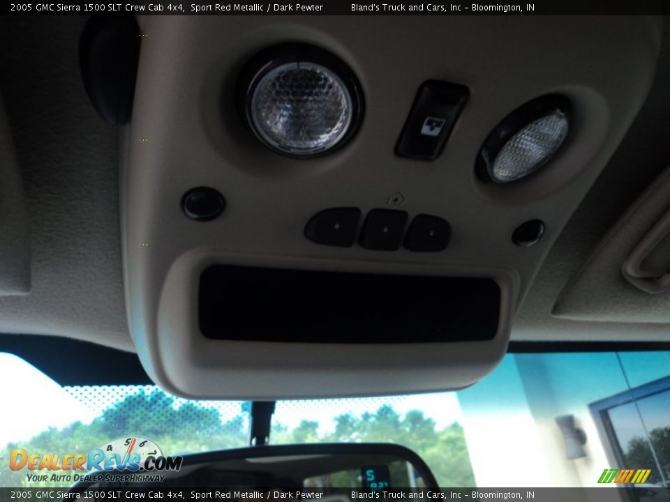 2005 GMC Sierra 1500 SLT Crew Cab 4x4 Sport Red Metallic / Dark Pewter Photo #25