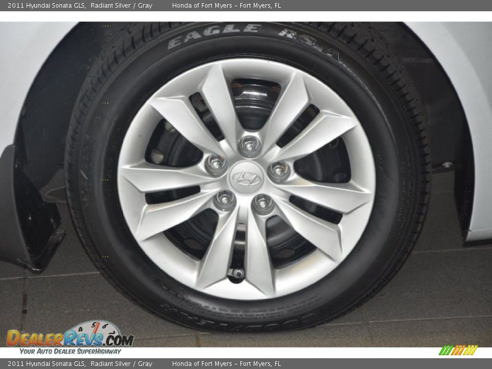2011 Hyundai Sonata GLS Radiant Silver / Gray Photo #3