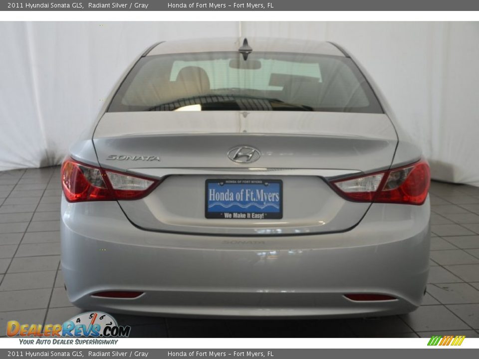 2011 Hyundai Sonata GLS Radiant Silver / Gray Photo #7