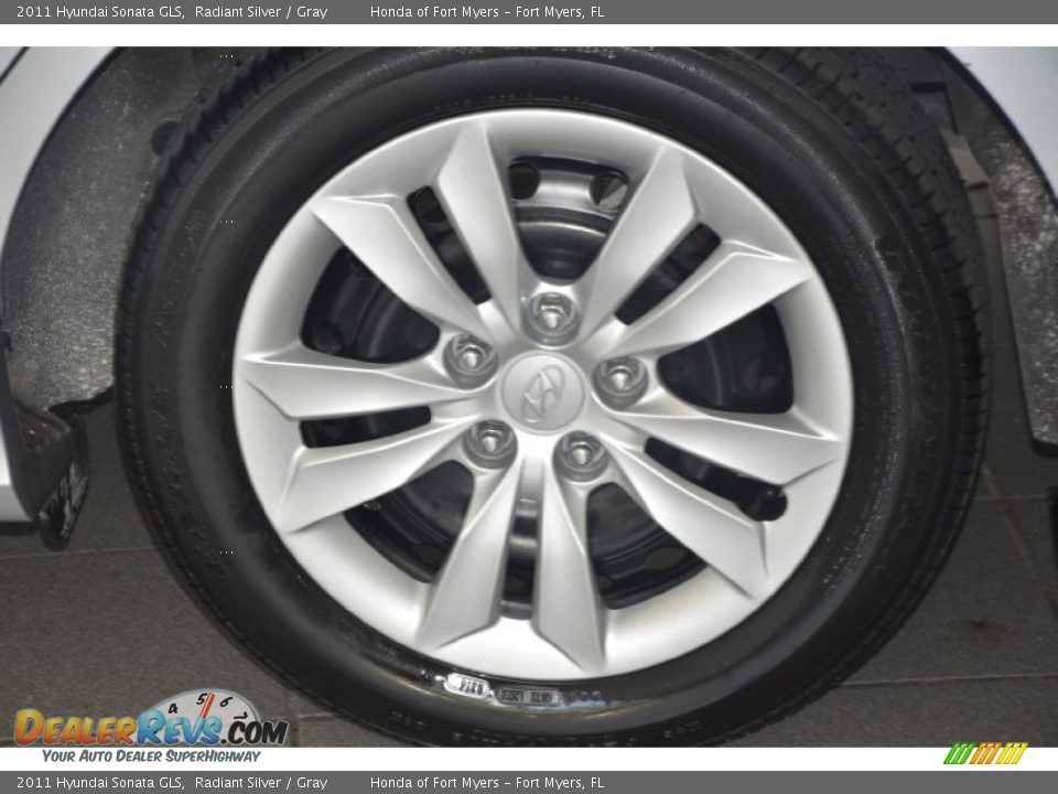 2011 Hyundai Sonata GLS Radiant Silver / Gray Photo #8