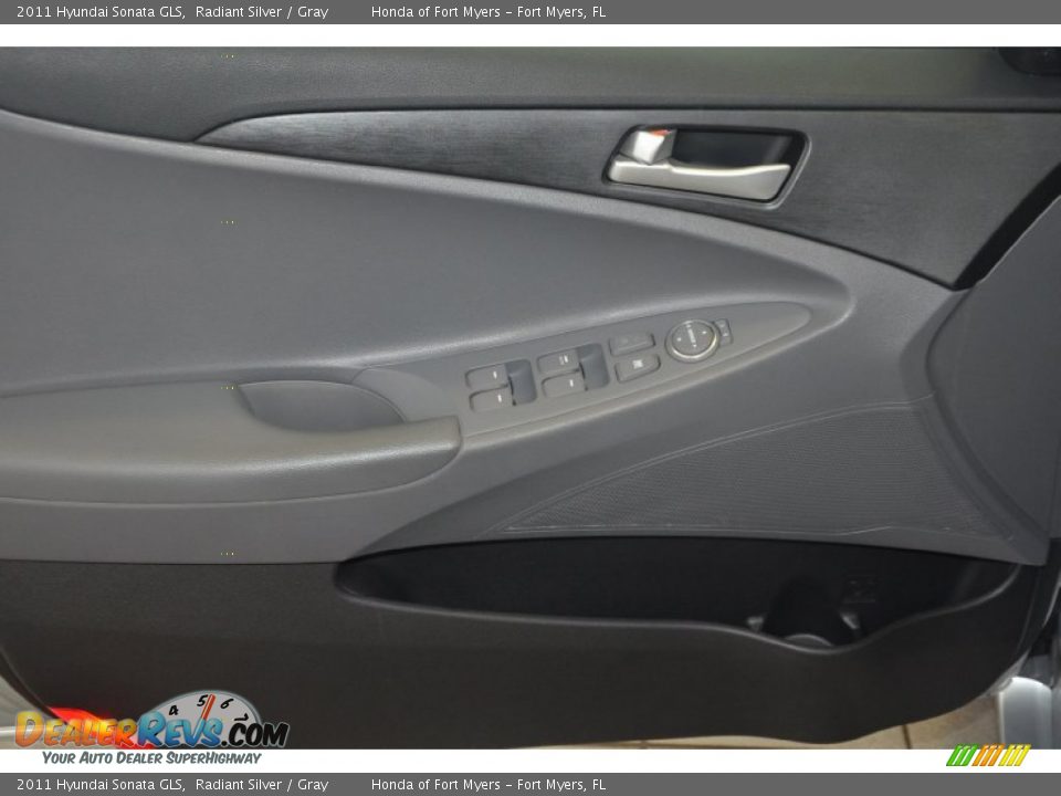 2011 Hyundai Sonata GLS Radiant Silver / Gray Photo #11