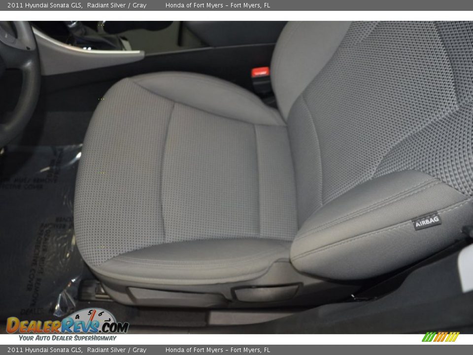 2011 Hyundai Sonata GLS Radiant Silver / Gray Photo #13