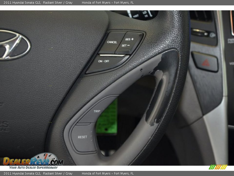 2011 Hyundai Sonata GLS Radiant Silver / Gray Photo #17