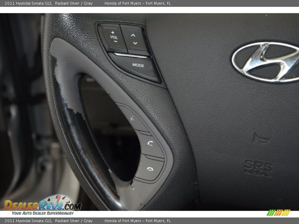 2011 Hyundai Sonata GLS Radiant Silver / Gray Photo #18
