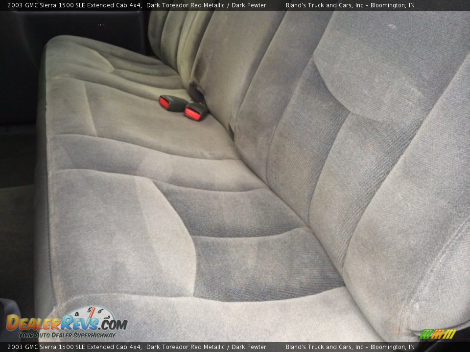 2003 GMC Sierra 1500 SLE Extended Cab 4x4 Dark Toreador Red Metallic / Dark Pewter Photo #11
