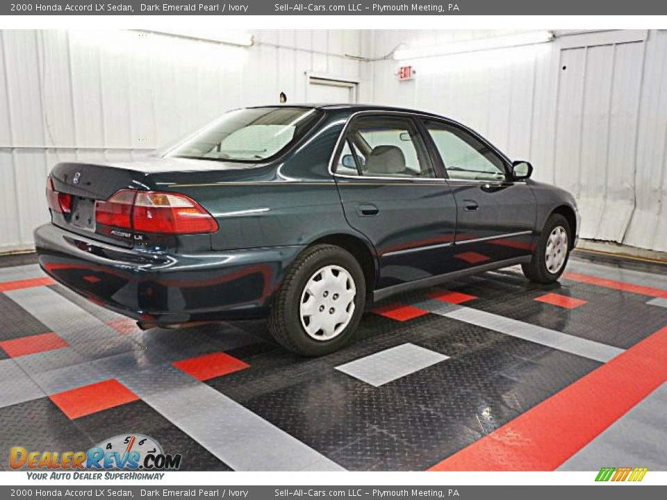 2000 Honda Accord LX Sedan Dark Emerald Pearl / Ivory Photo #5