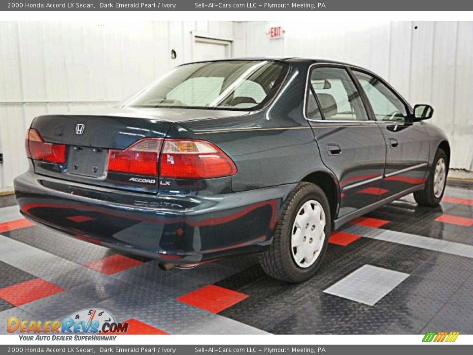 2000 Honda Accord LX Sedan Dark Emerald Pearl / Ivory Photo #6