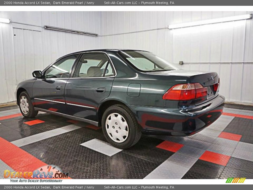 2000 Honda Accord LX Sedan Dark Emerald Pearl / Ivory Photo #8