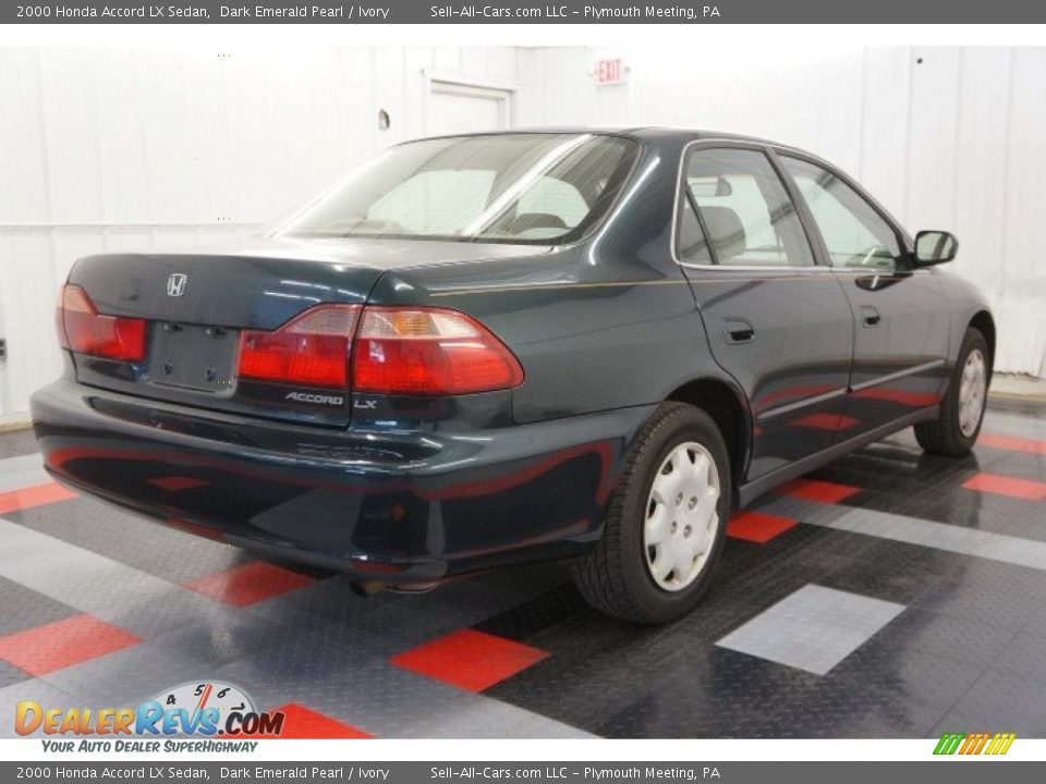 2000 Honda Accord LX Sedan Dark Emerald Pearl / Ivory Photo #17