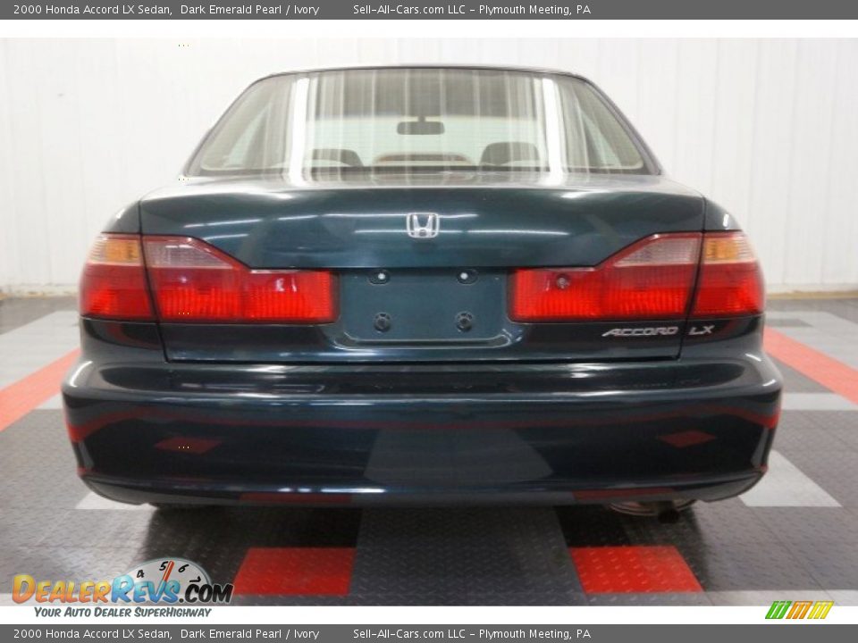 2000 Honda Accord LX Sedan Dark Emerald Pearl / Ivory Photo #18