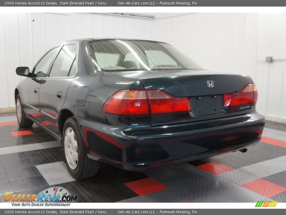 2000 Honda Accord LX Sedan Dark Emerald Pearl / Ivory Photo #19