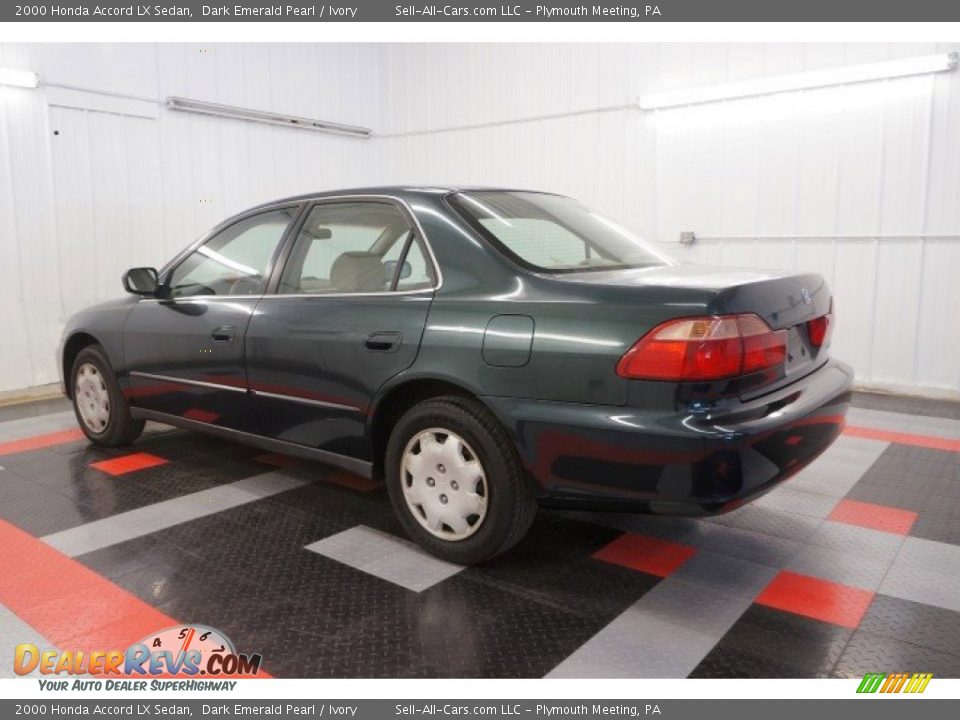 2000 Honda Accord LX Sedan Dark Emerald Pearl / Ivory Photo #20